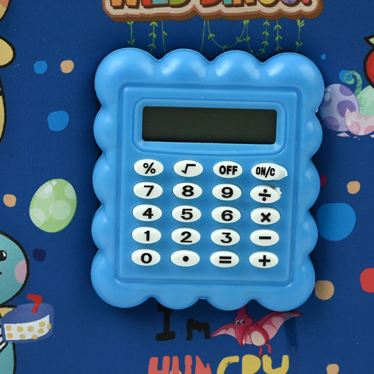Stationery Pencil Pouch with Built-in Calculator