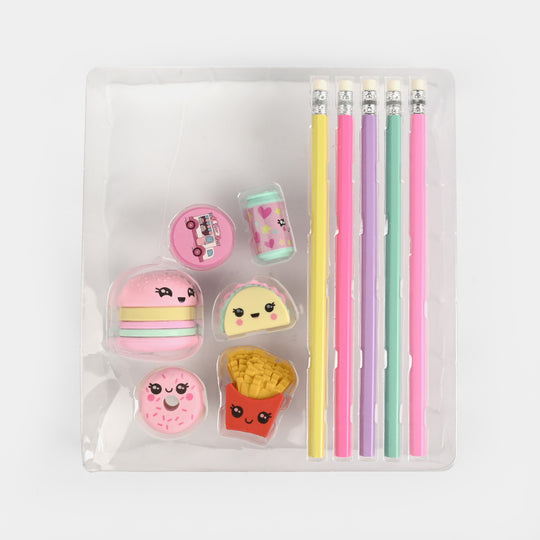 Stationery Eraser Set