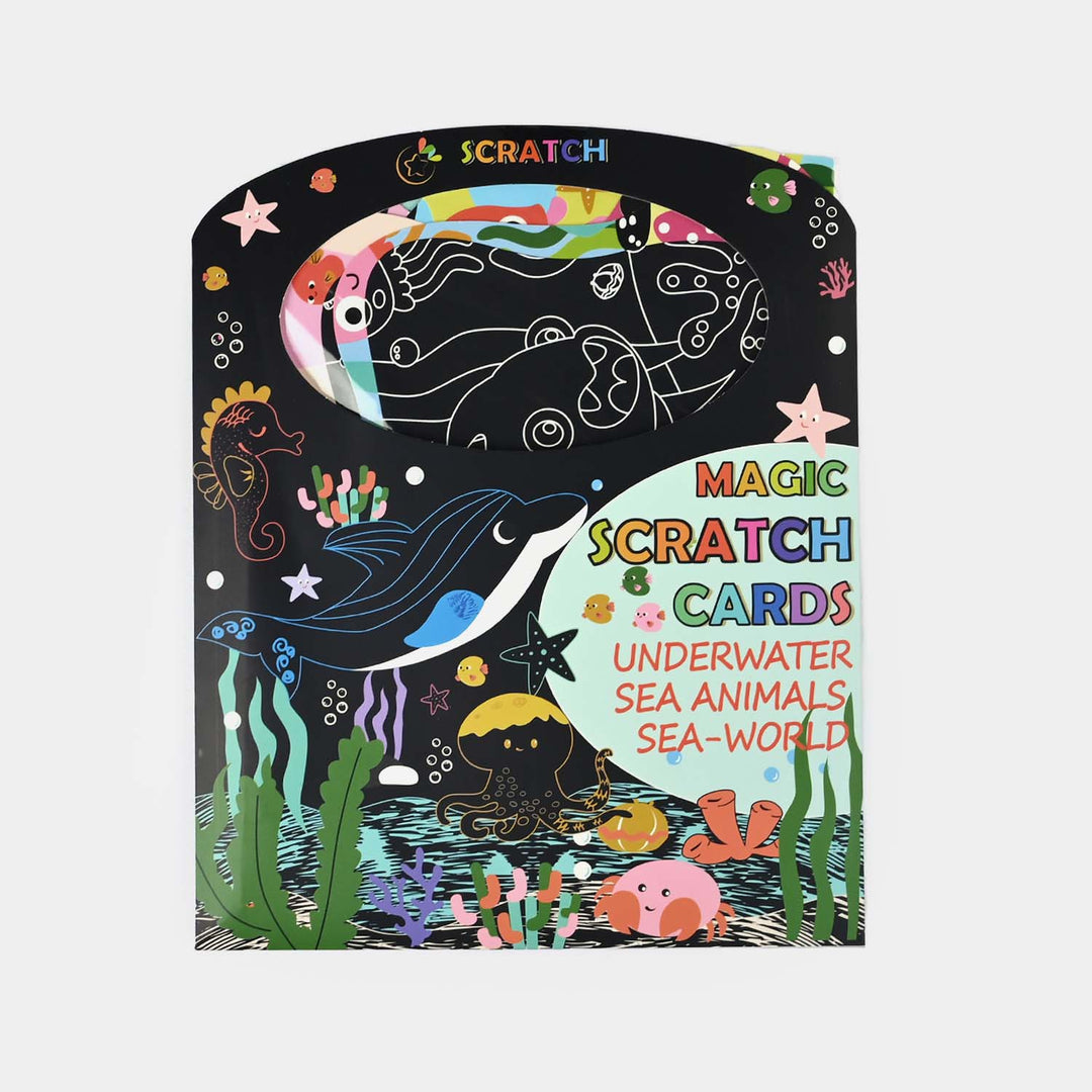 Magic Scratch Cards – Underwater Sea Animals