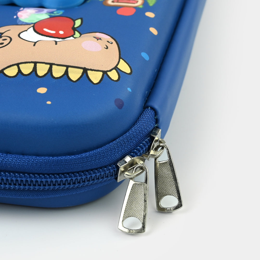 Stationery Pencil Pouch with Built-in Calculator