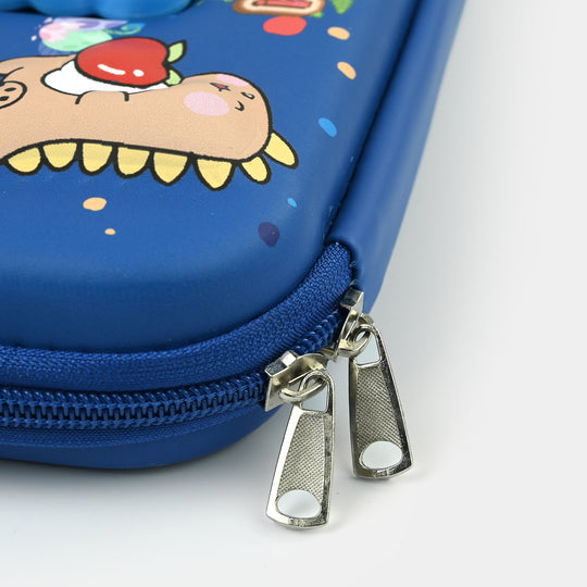 Stationery Pencil Pouch with Built-in Calculator