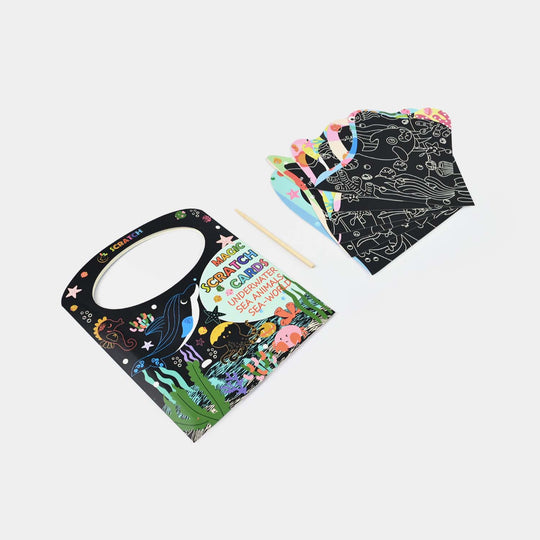 Magic Scratch Cards – Underwater Sea Animals