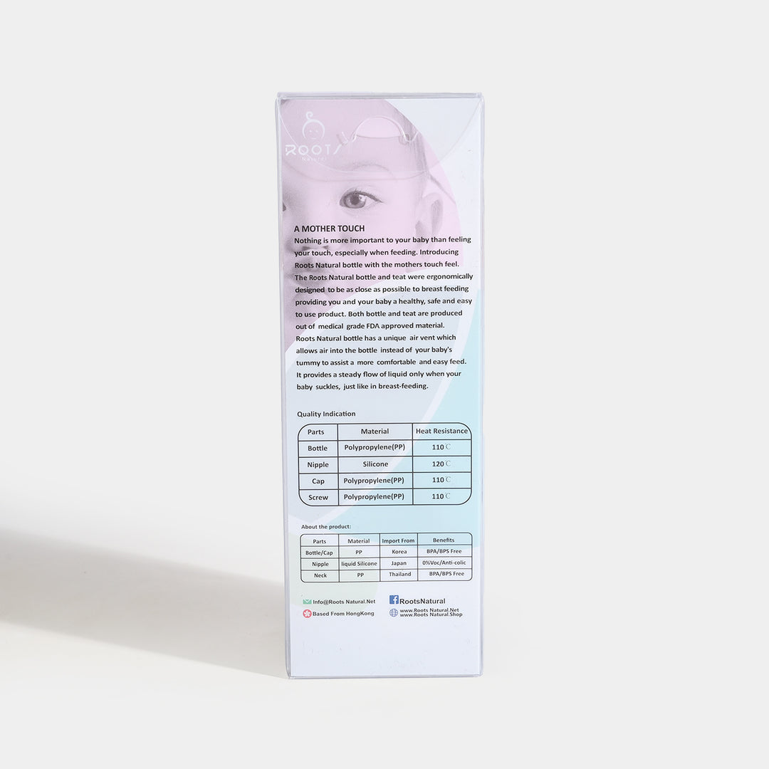 Roots Anti-Colic Feeder Bottle 300ml - Purple (J1011)