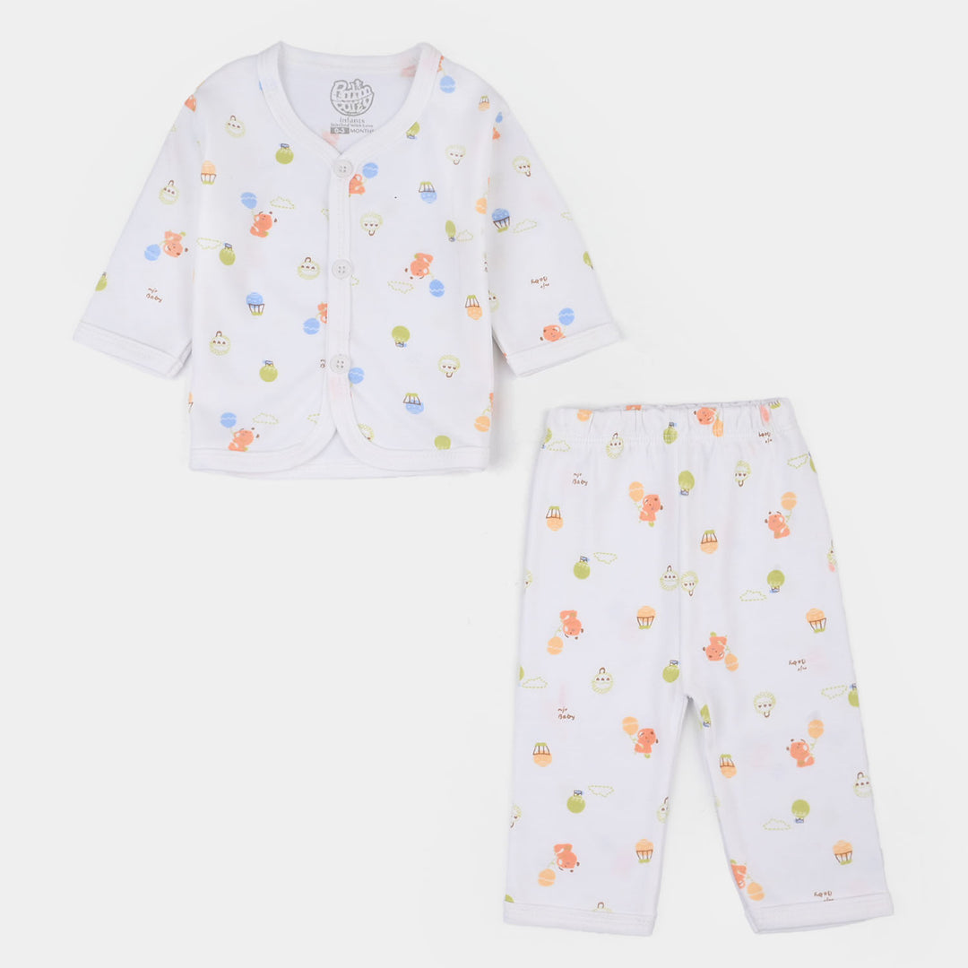 Infant Unisex Winter Suit 4Pcs Basket Ball-Orange