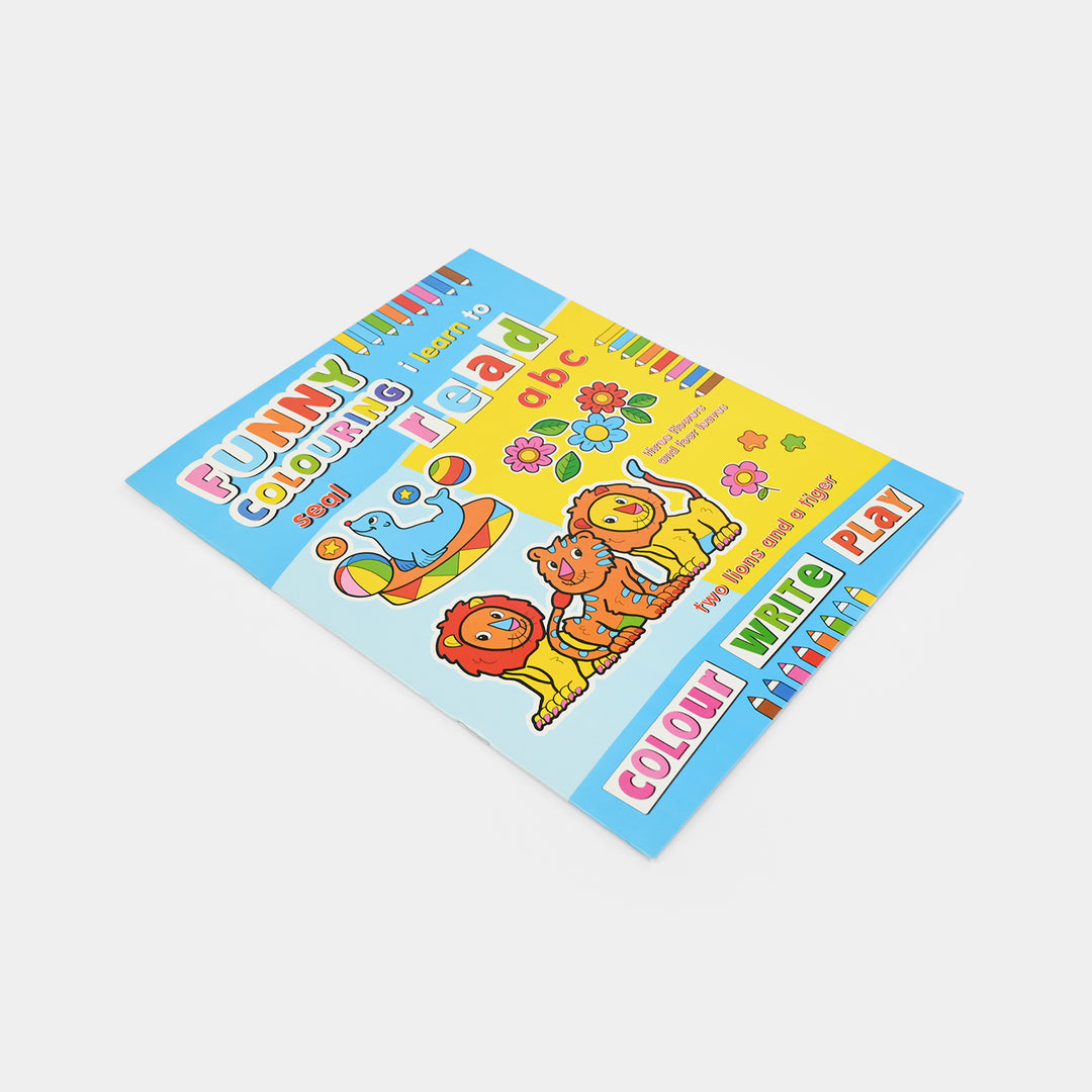 Kids Book Funny Coloring I Learn To Read