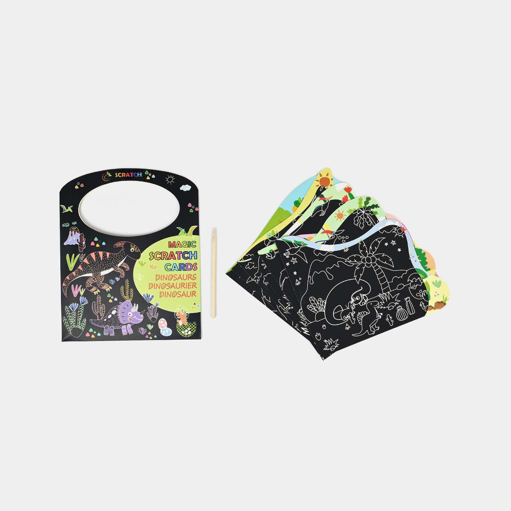 Dinosaur Magic Scratch Cards – Kids’ Creative Set