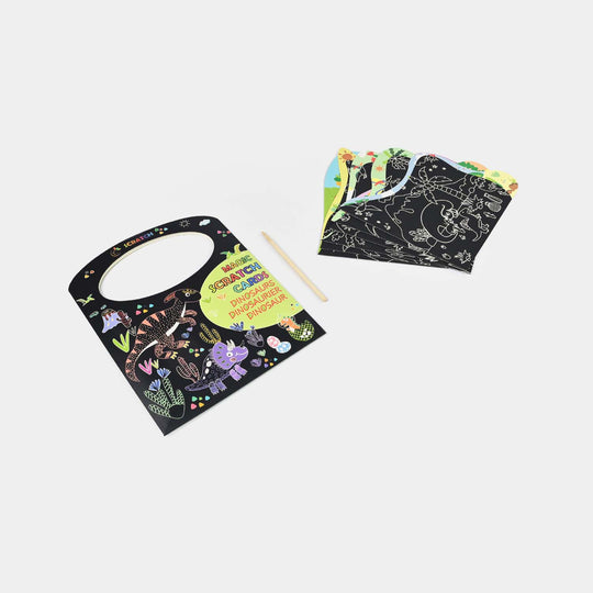 Dinosaur Magic Scratch Cards – Kids’ Creative Set