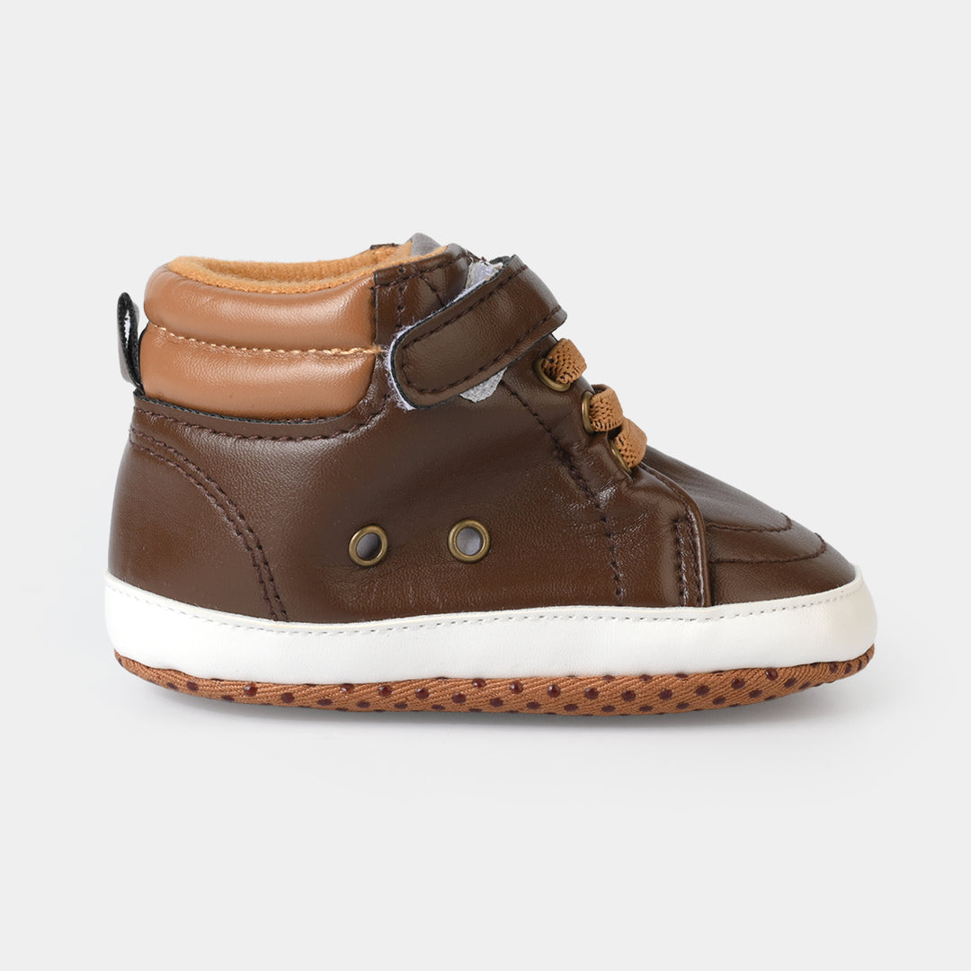 Boys Shoes E196-COFFEE