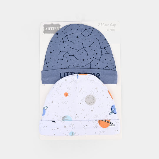 Pack OF 2 Baby Cap/Hat Set