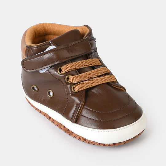 Boys Shoes E196-COFFEE