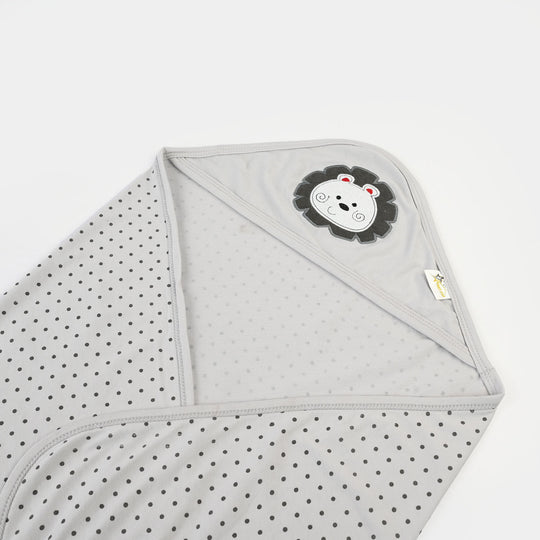 Baby Hooded Wrapping Sheet + 6Pcs Washcloths