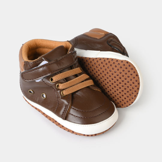 Boys Shoes E196-COFFEE