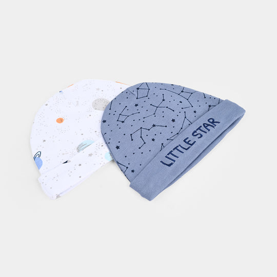 Pack OF 2 Baby Cap/Hat Set