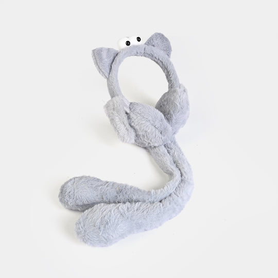 Interactive Moving Ear Plush Winter Earmuffs