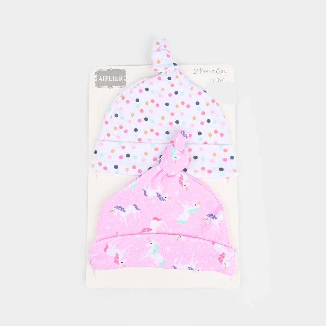 Pack OF 2 Baby Cap/Hat Set