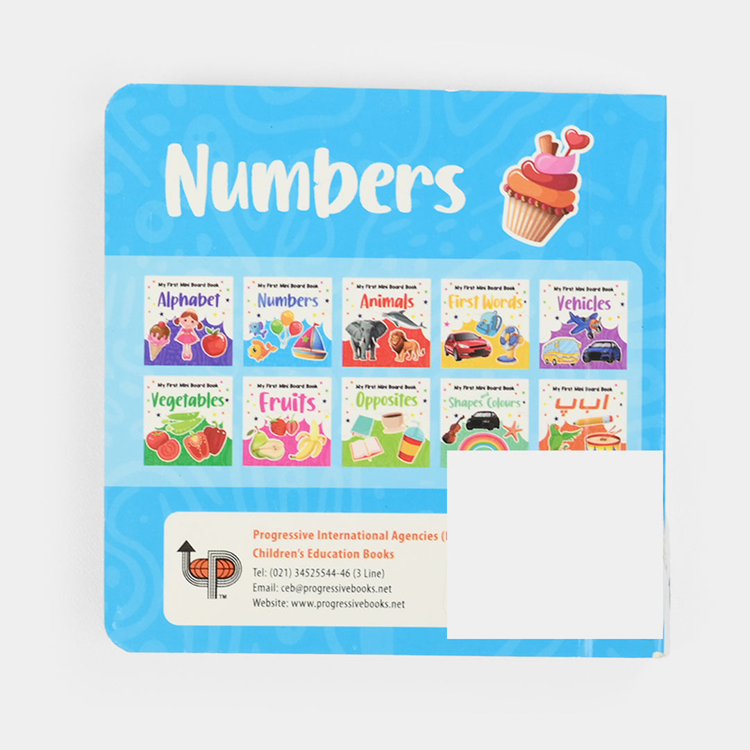 My First Mini Number Board Book For Kids (BB-02)