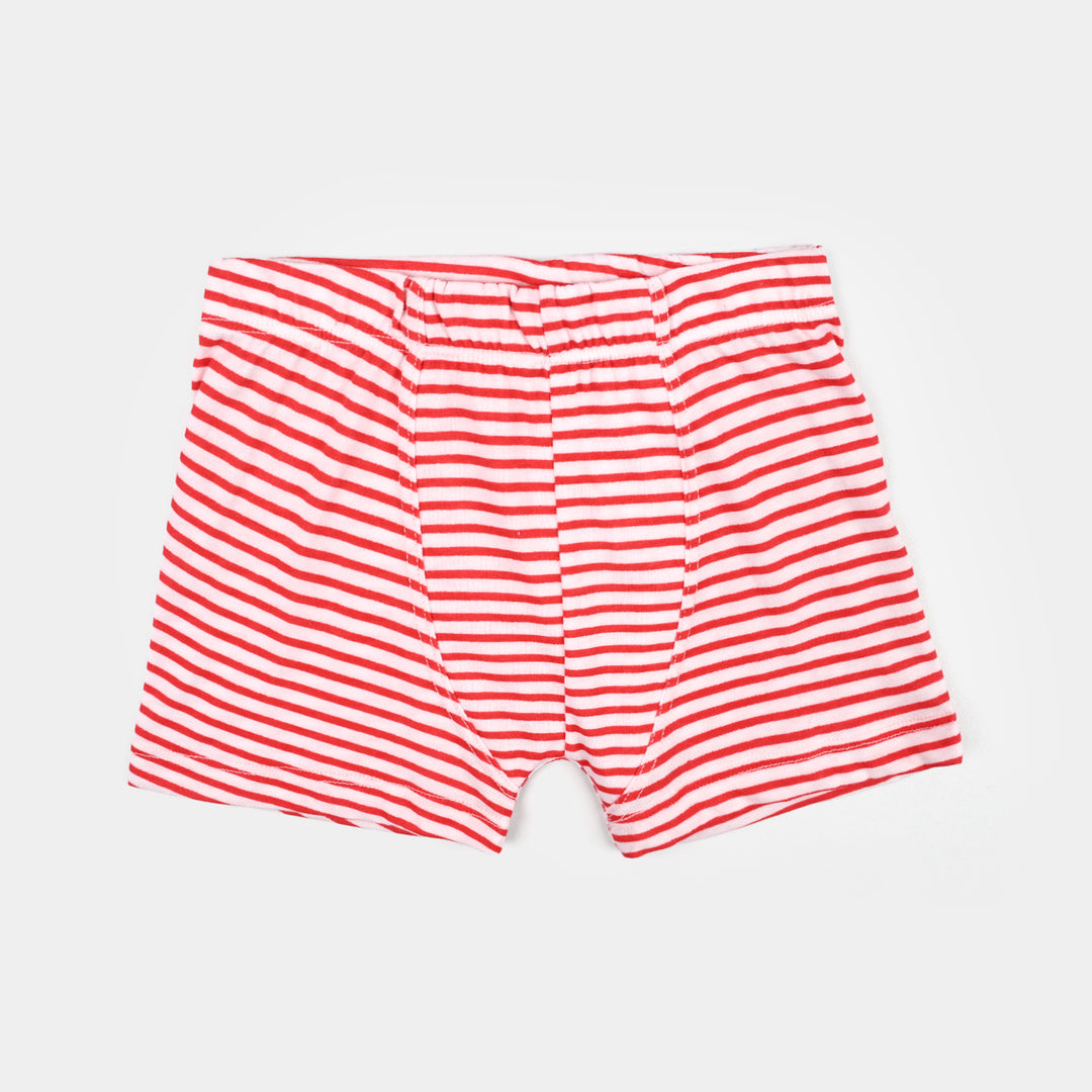 Boys Cotton Jersey  Boxer-Stripe-Red.White