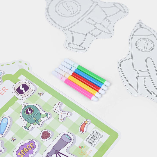 Space-Themed Art & Craft Set for Kids