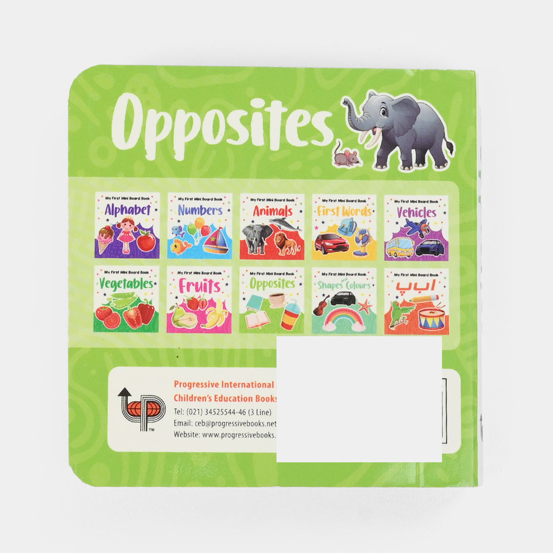 Mini Opposite Board Book