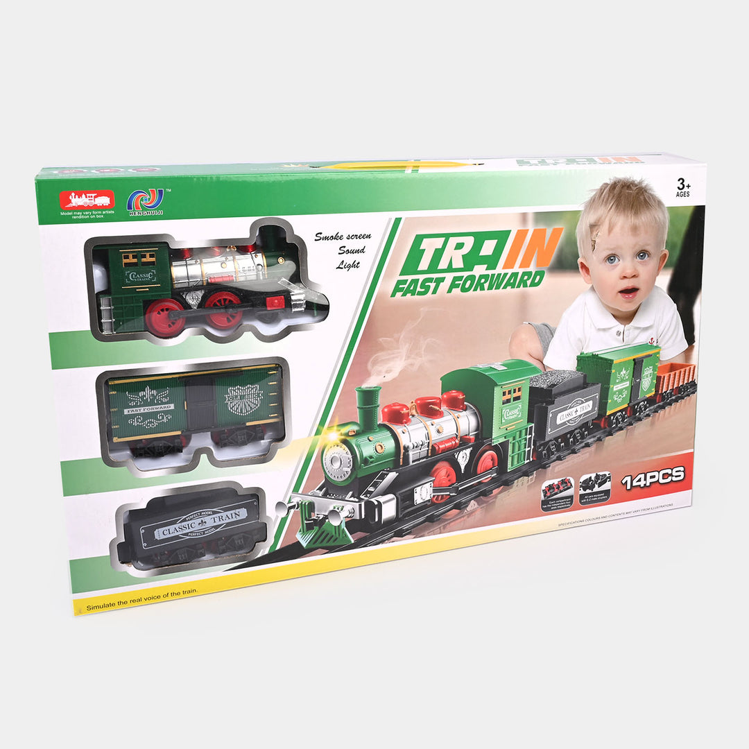 Walk Forward Train Set Train Fast Forward 14Pcs Set Toy Price in Pakistan | Bachaa Party