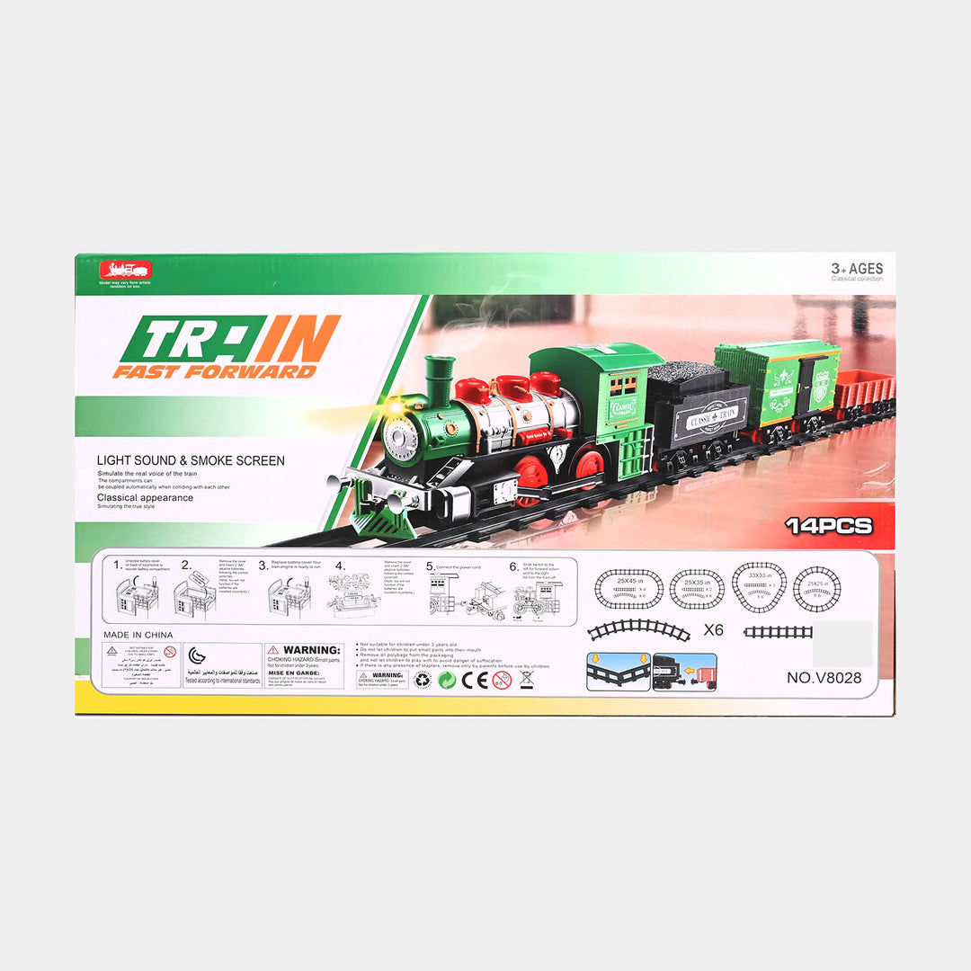 Walk Forward Train Set Train Fast Forward 14Pcs Set Toy Price in Pakistan | Bachaa Party