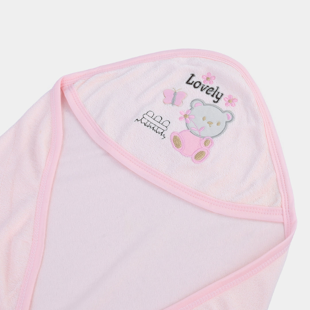 BP Hooded Bath Towel 7Pcs | Pink