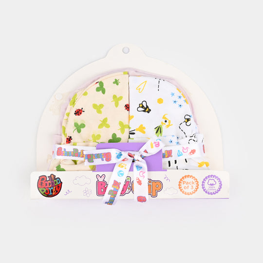 Baby Cap/Hat Set | 3PCs