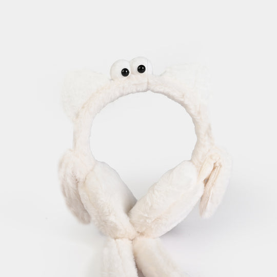 Interactive Moving Ear Plush Winter Earmuffs