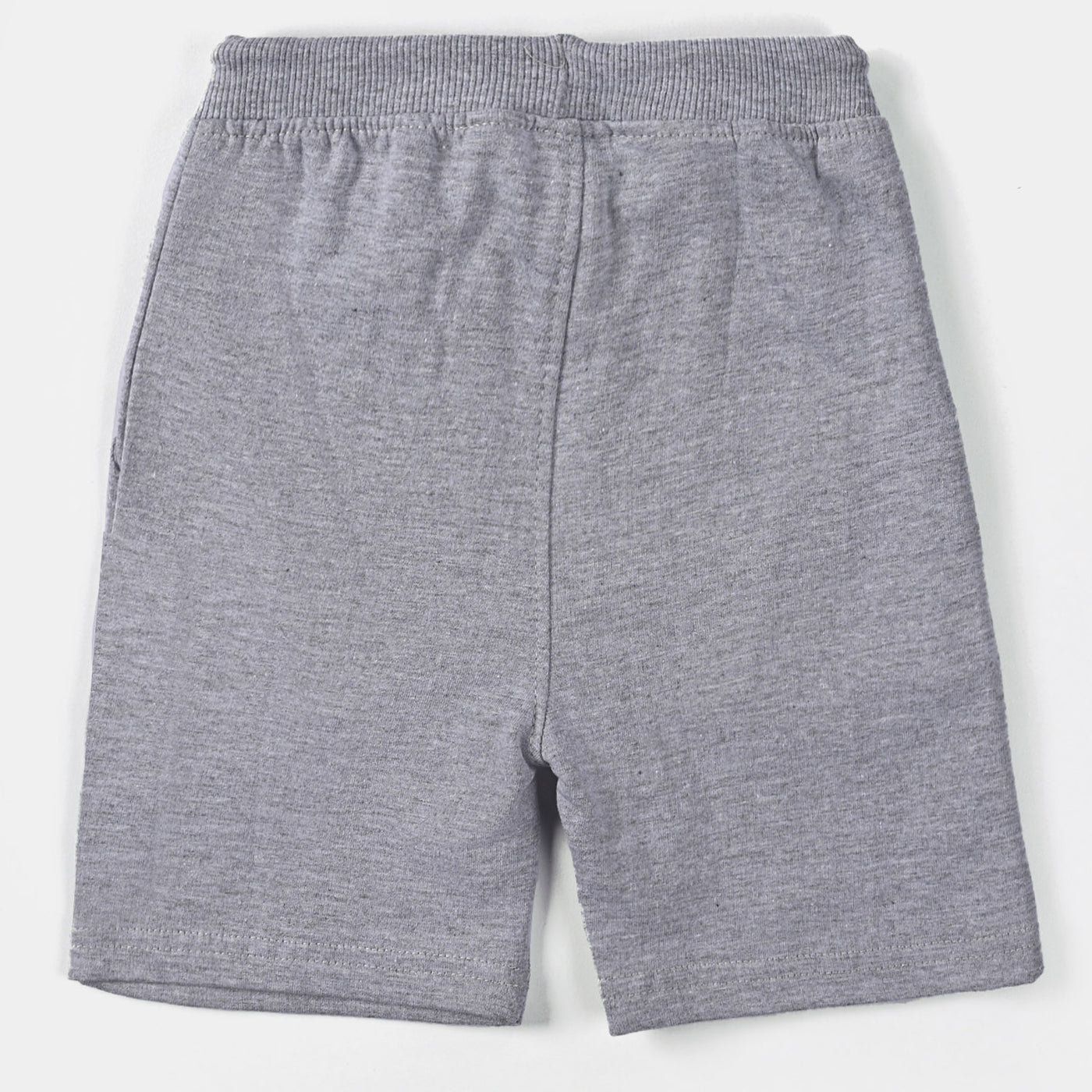 Boys Cotton Terry Jersey Short Basic-H.Grey