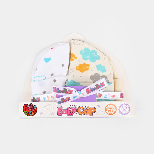Baby Cap/Hat Set | 3PCs