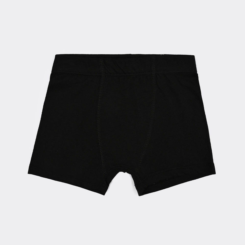 Boys Cotton Jersey Boxer-Basic-01-Black.White