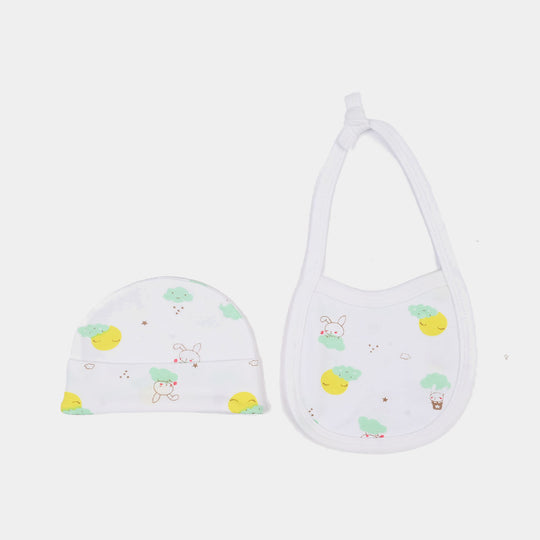 Infant Unisex Winter Suit 4Pcs Bunny-Blue