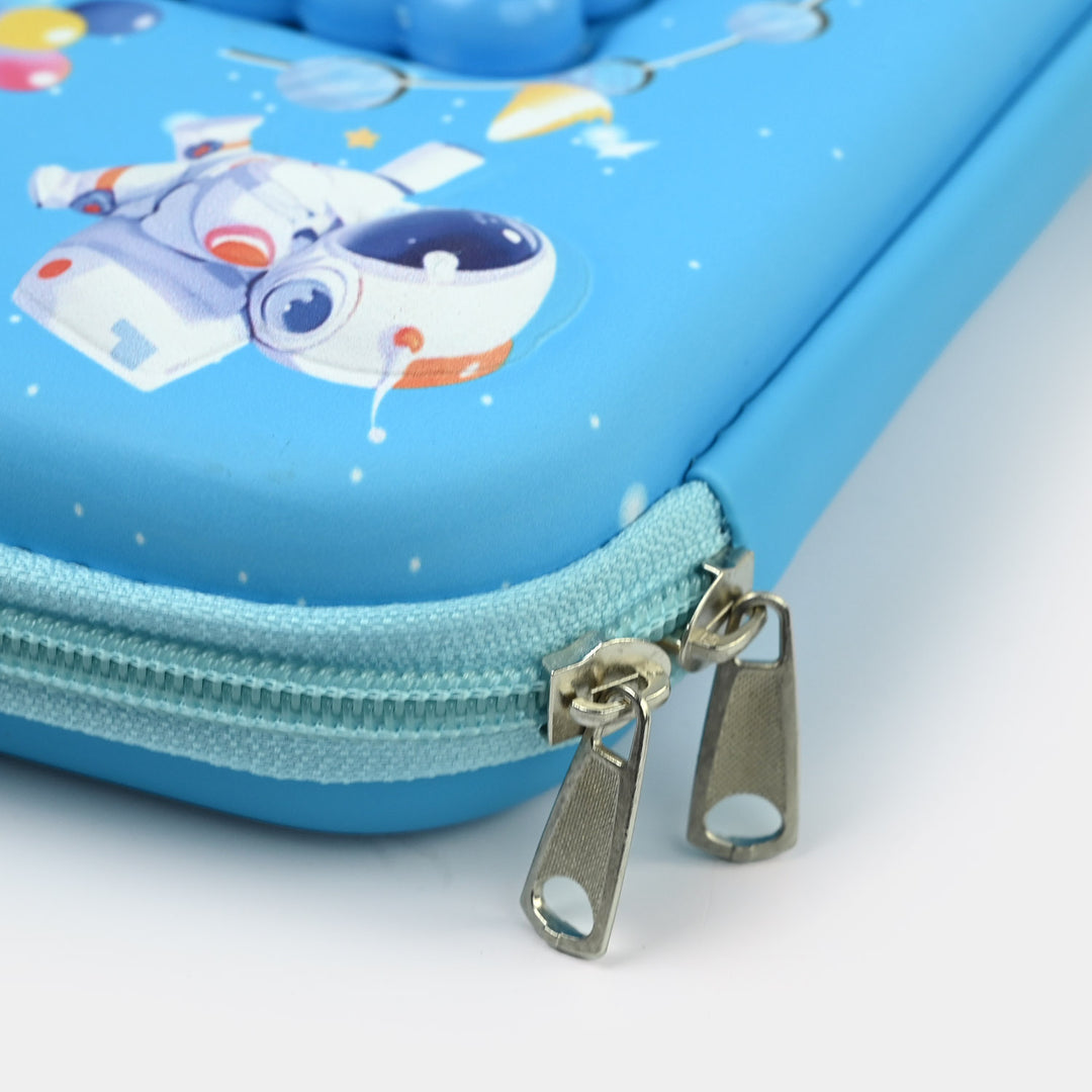 Stationery Pencil Pouch with Built-in Calculator