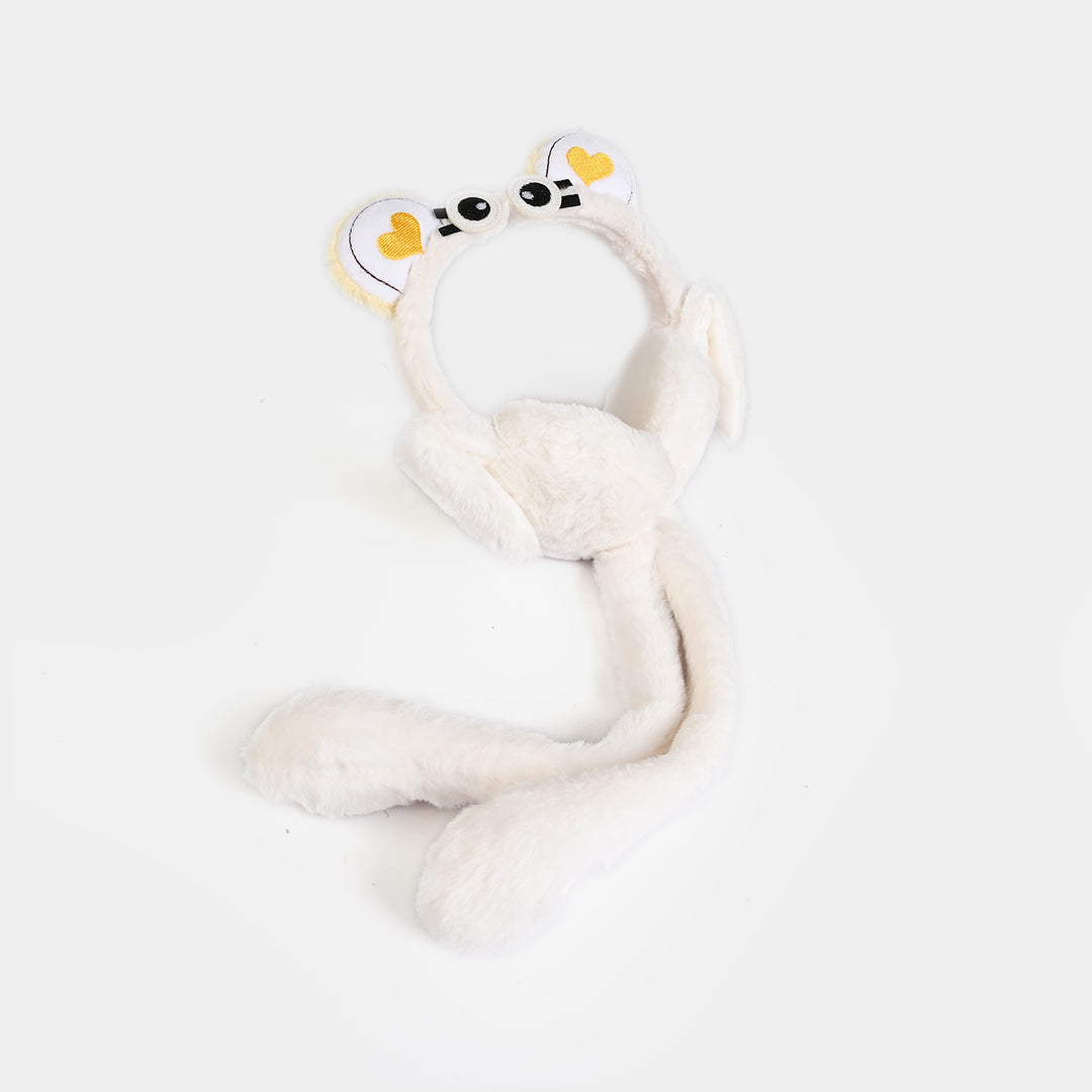 Interactive Moving Ear Plush Winter Earmuffs