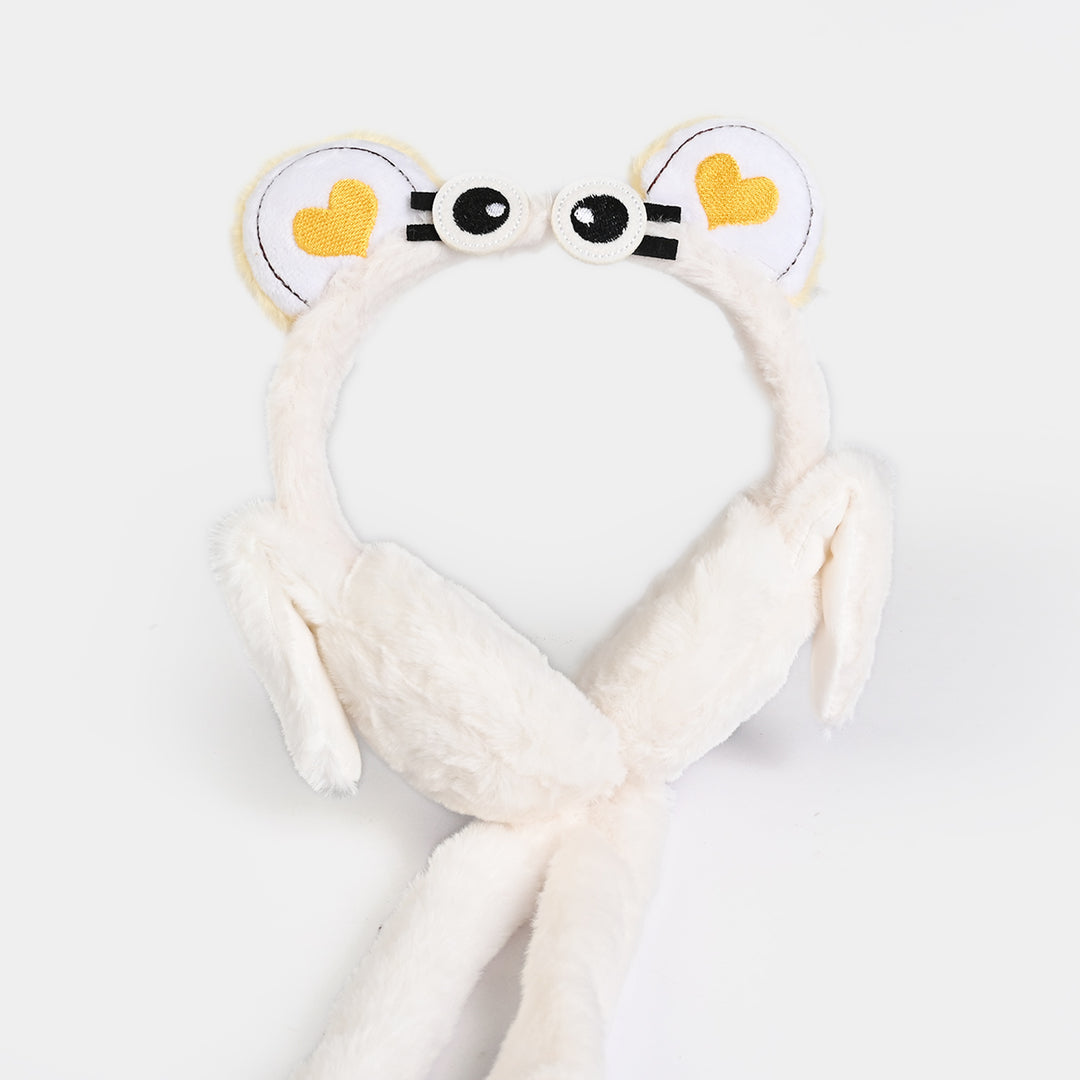 Interactive Moving Ear Plush Winter Earmuffs