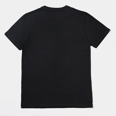 Teens Boys Cotton Jersey T-Shirt You're Better - Jet Black