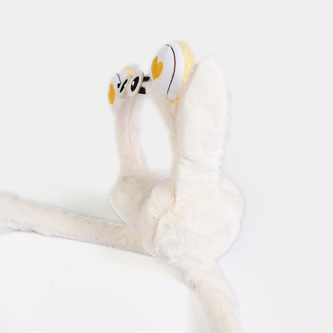 Interactive Moving Ear Plush Winter Earmuffs