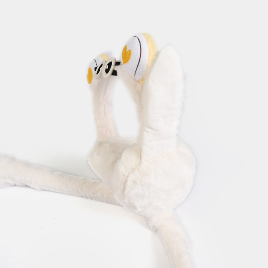 Interactive Moving Ear Plush Winter Earmuffs