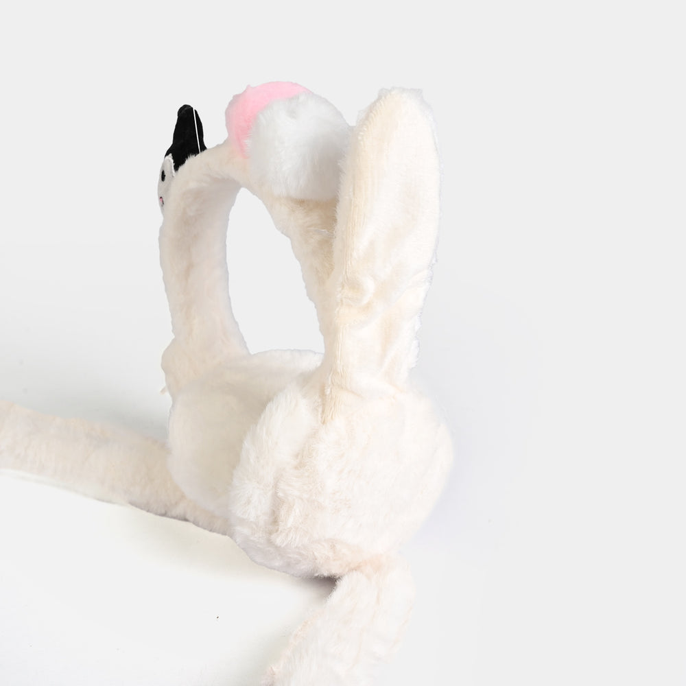 Interactive Moving Ear Plush Winter Earmuffs