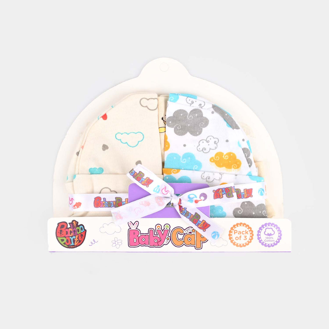 Baby Cap/Hat Set | 3PCs