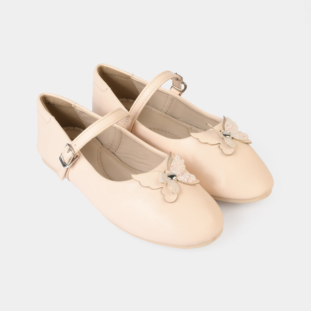 Girls Pumps BS-065-BEIGE