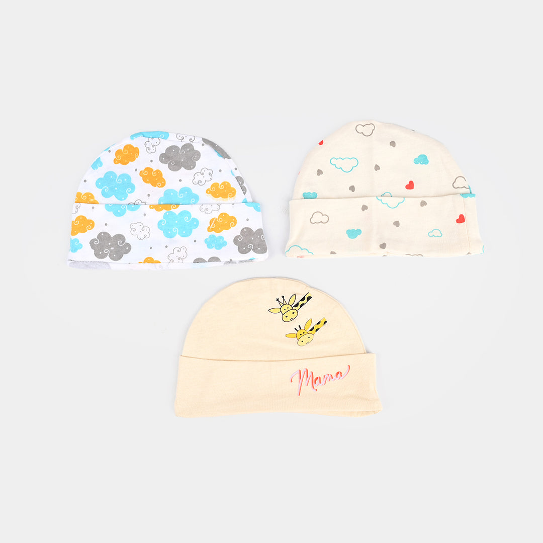 Baby Cap/Hat Set | 3PCs