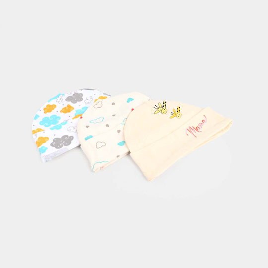 Baby Cap/Hat Set | 3PCs