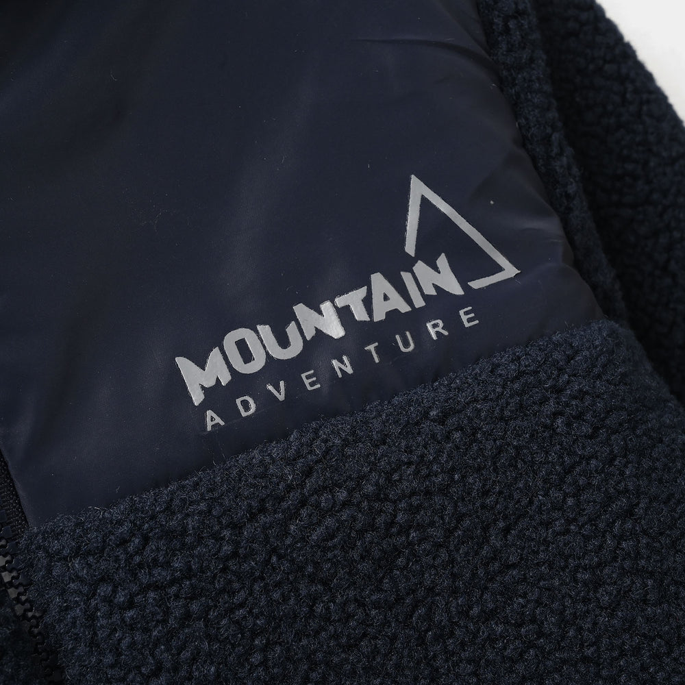 Boys Quilted Jacket (Mountain) - BLUE