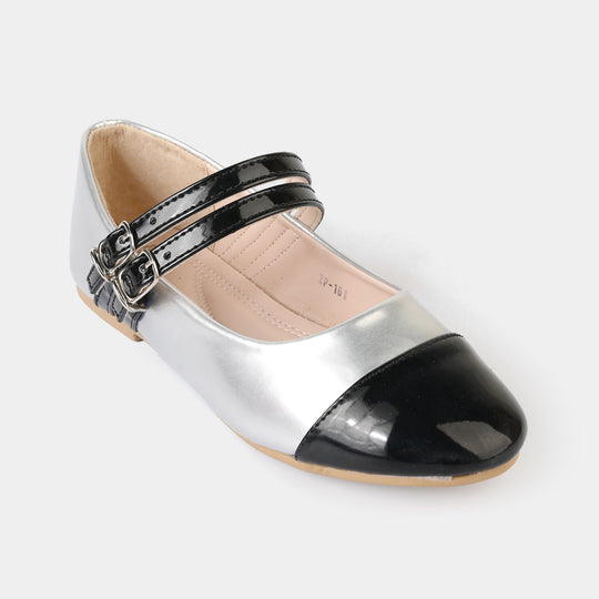 Girls Pumps ZP-161-SILVER