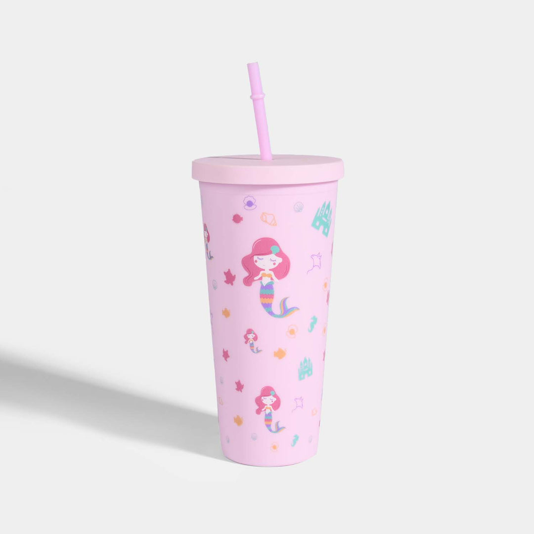 Fancy Plastic Straw Mug/Cup for Kids