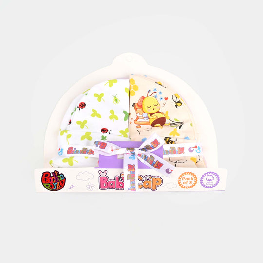 Baby Cap/Hat Set | 3PCs