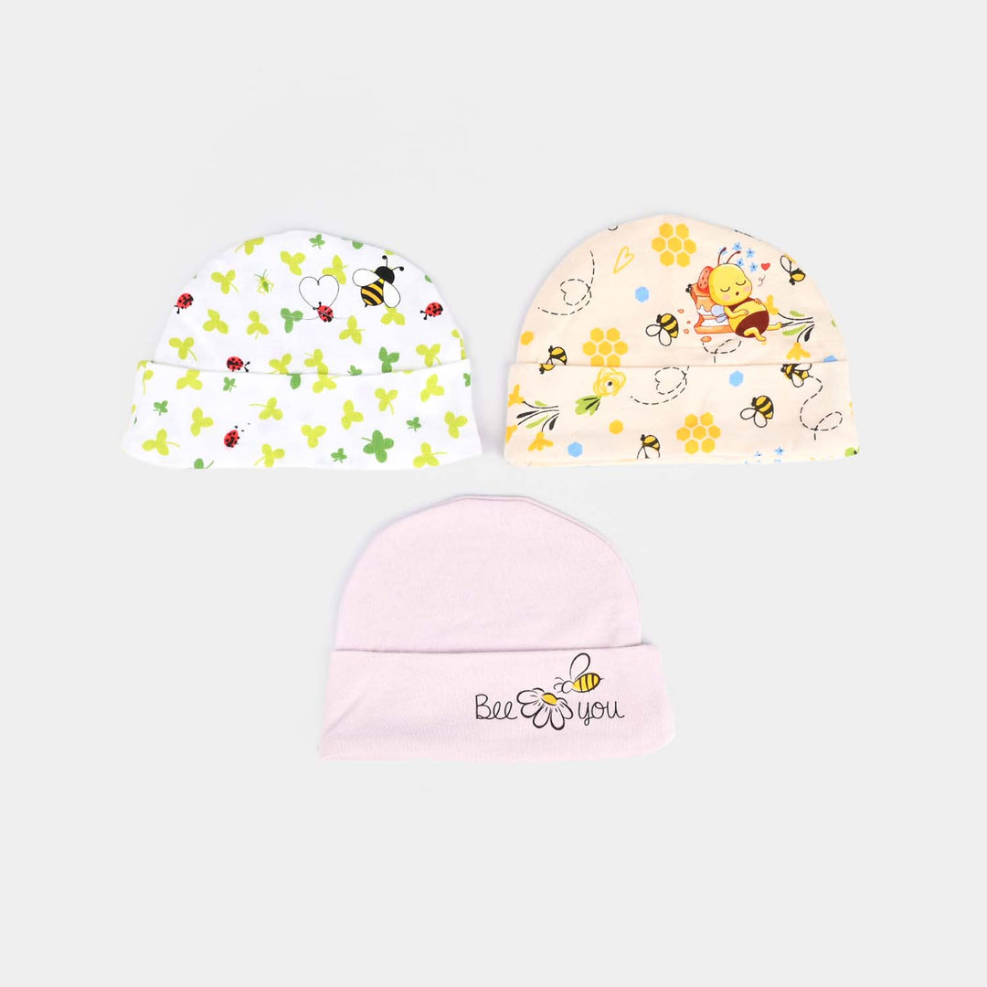 Baby Cap/Hat Set | 3PCs
