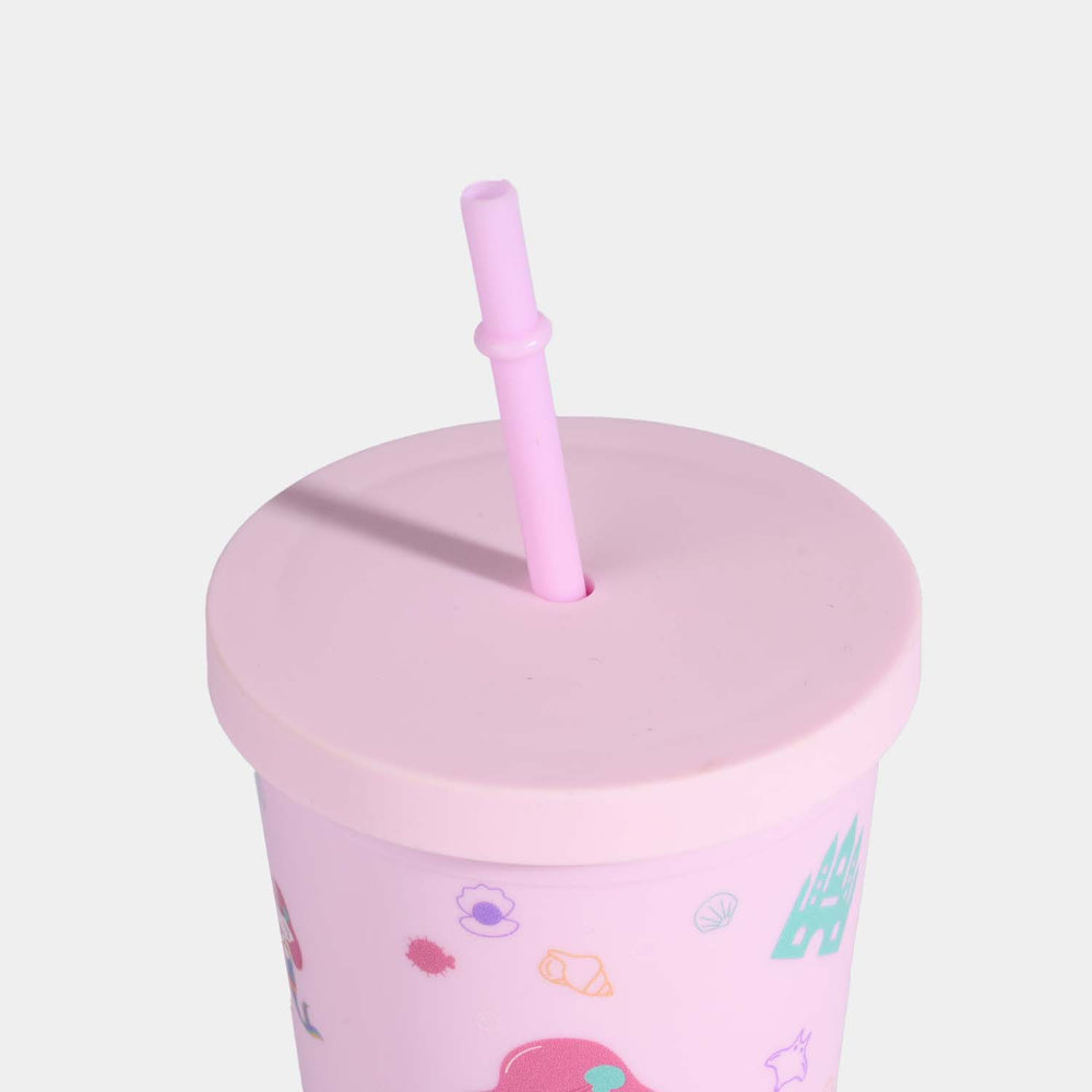 Fancy Plastic Straw Mug/Cup for Kids