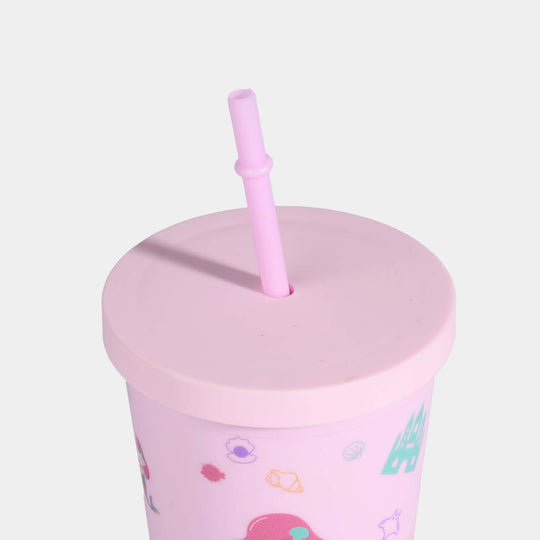 Fancy Plastic Straw Mug/Cup for Kids
